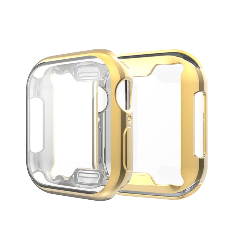 Full Coverage Plating TPU Case For Apple Watch Series 6 / 5 / 4 / Watch SE 40mm
