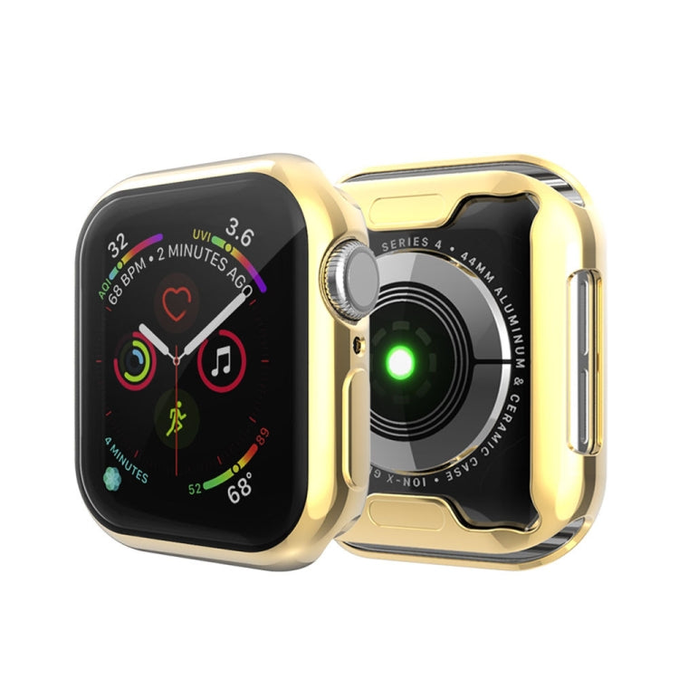 Full Coverage Plating TPU Case For Apple Watch Series 6 / 5 / 4 / Watch SE 40mm