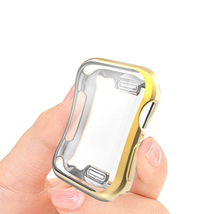 Full Coverage Plating TPU Case For Apple Watch Series 6 / 5 / 4 / Watch SE 40mm