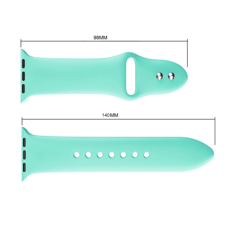 Double Rivets Silicone Watch Band for Apple Watch Series 3 & 2 & 1 42mm