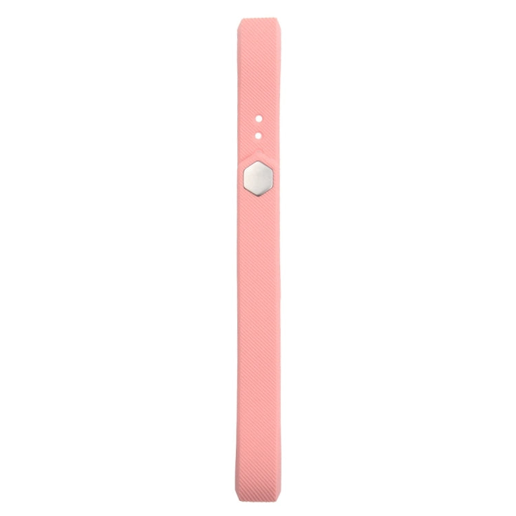 For Fitbit Alta Watch Oblique Texture Silicone Watchband, Large Size, Length: about 22cm