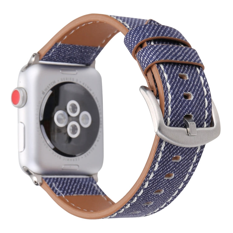 For Apple Watch Ultra 49mm&Watch Ultra 2 49mm / Series 10 46mm / 9&8&7 45mm / SE 3&SE 2&6&SE&5&4 44mm / 3&2&1 42mm Simple Fashion Genuine Leather Cowboy Pattern Watch Band