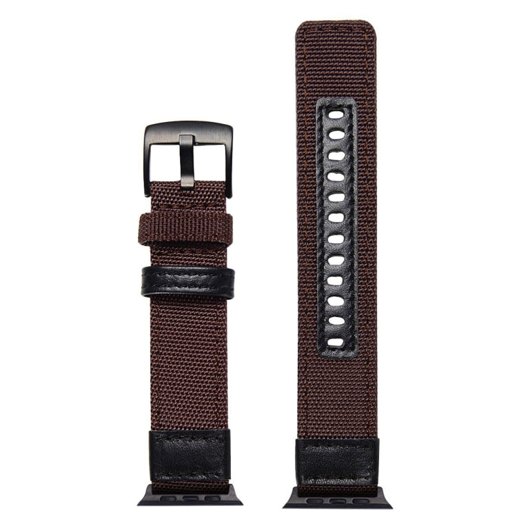 Jeep Style Nylon Wrist Watch Band with Stainless Steel Buckle for Apple Watch Series 3 & 2 & 1 42mm