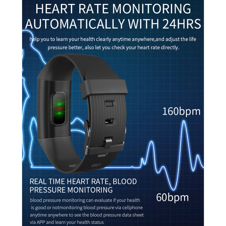 CY11 1.14 inches IPS Color Screen Smart Bracelet IP67 Waterproof, Support Step Counting / Call Reminder / Heart Rate Monitoring / Sleep Monitoring