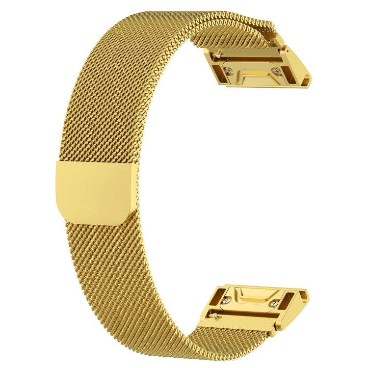 For Garmin Fenix 6X Milanese Watch Band