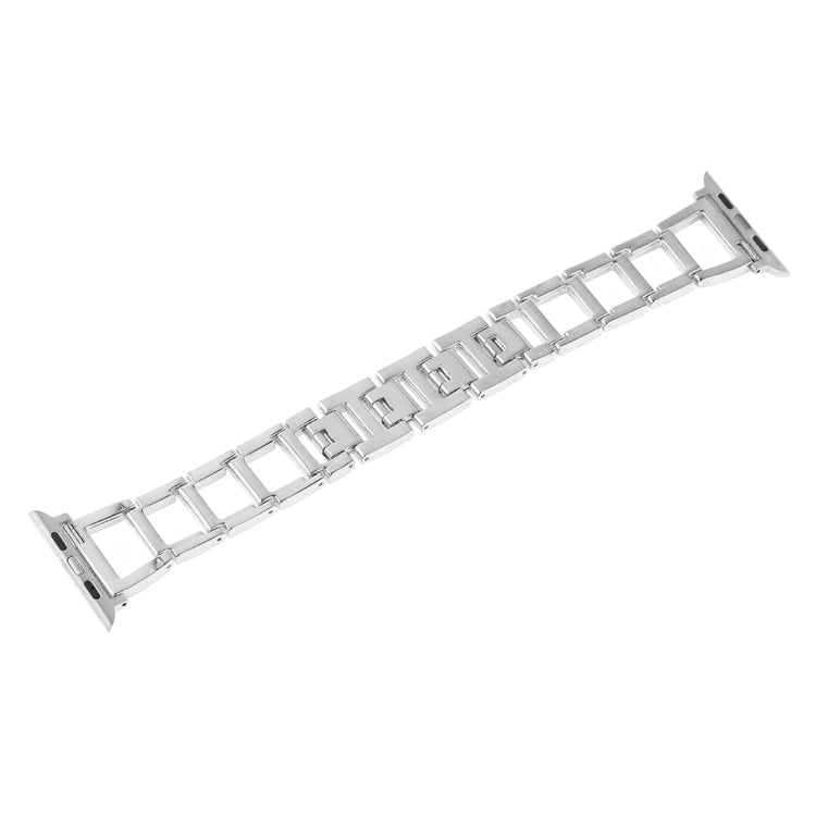 Colorful Diamond Stainless Steel Watch Band for Apple Watch Series 10 42mm / 9&8&7 41mm / SE 3&SE 2&6&SE&5&4 40mm / 3&2&1 38mm
