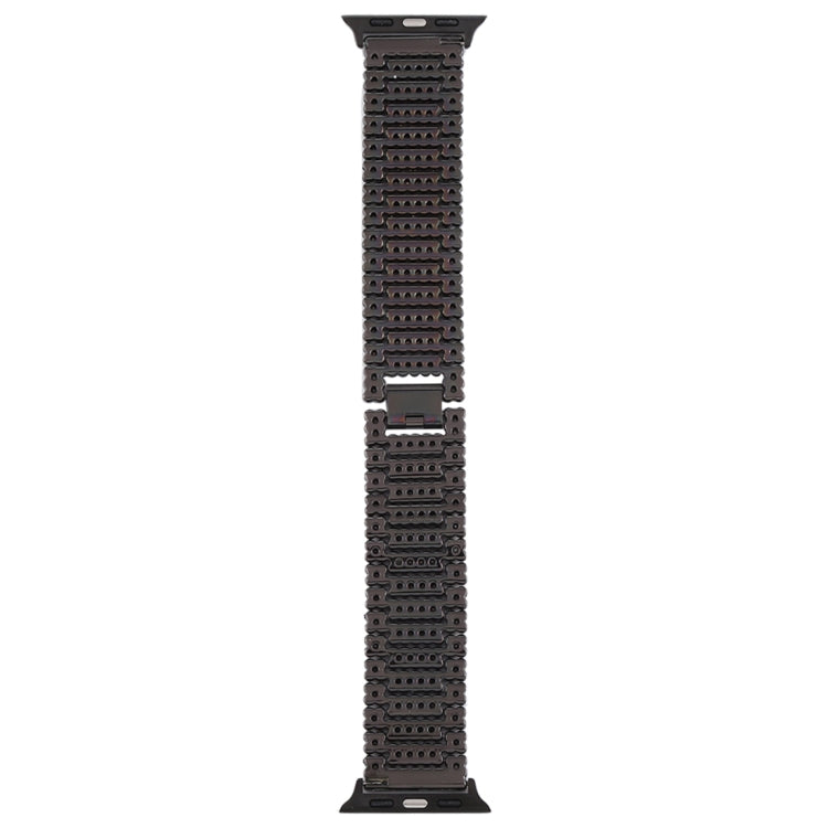 For Apple Watch Series 7 41mm / 6 & SE & 5 & 4 40mm / 3 & 2 & 1 38mm Nine Beads Stainless Steel Wrist Strap Watch Band