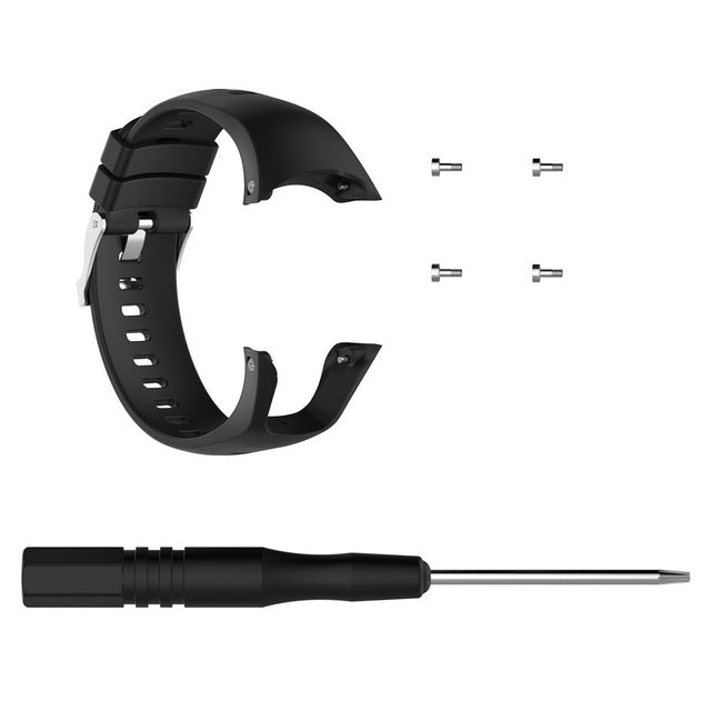 Silicone Watch Band for SUUNTO Trainer Wrist HR