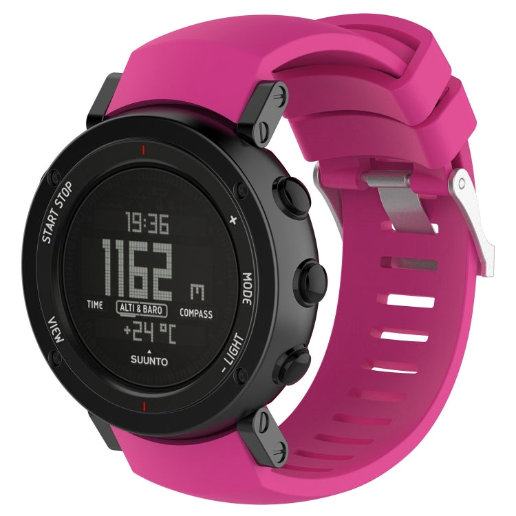 Silicone Watch Band for SUUNTO Core ALU Black
