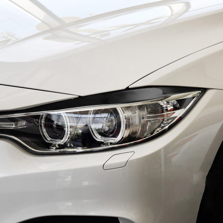 Pair Car Lamp Eyebrow Soft Decorative Sticker for BMW 4 Series F32/F33/F36 2012-2017, M3 F80 & M4 F82/F83 2014-2016