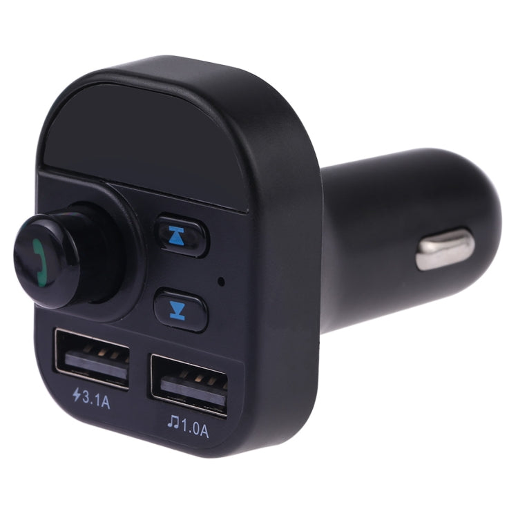 805E Dual USB Charging Bluetooth FM Transmitter MP3 Music Player Car Kit, Support Hands-Free Call & Read TF Card / U Disk Music