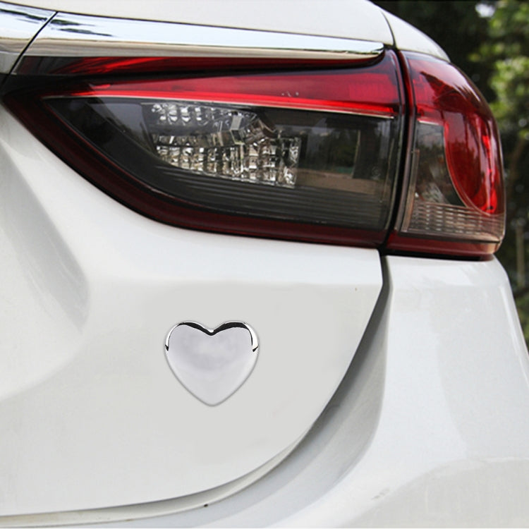 Heart Shape Car Metal Body Decorative Sticker
