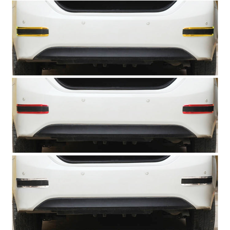 Universal Electroplate Carbon Fibre Car Door Threshold Decoration Strip Decorative Sticker, Size : 7CM x 2M