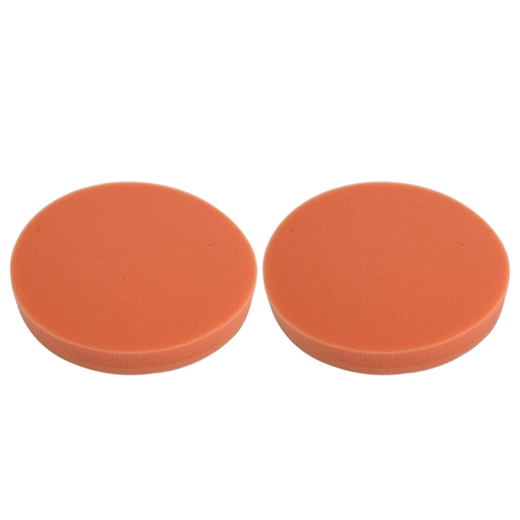 2 PCS Car Wax Sponge Round Shape Sponge High-density Waxing Sponge,Size:18.5 x 18.5cm