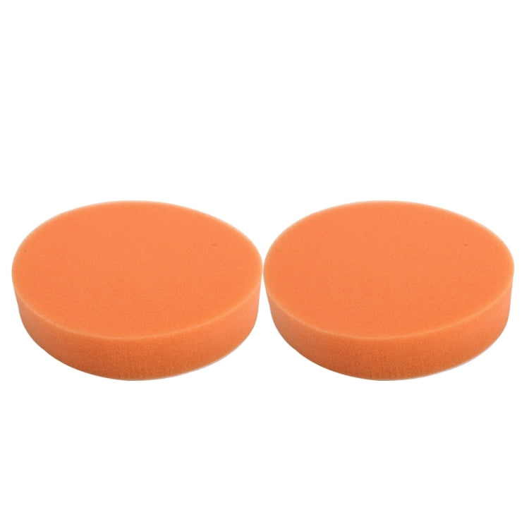 2 PCS Car Wax Sponge Round Shape Sponge High-density Waxing Sponge,Size:12.5 x 12.5cm