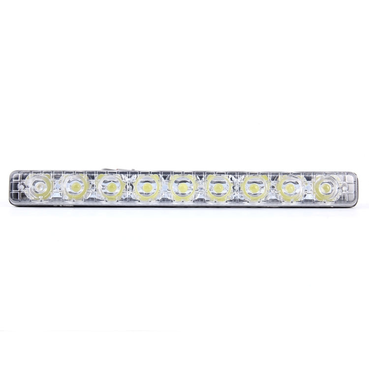 2 PCS LD-008 5730-9SMD 15W 1500 LM 7000K White Light Daytime Running Light.DC 12V