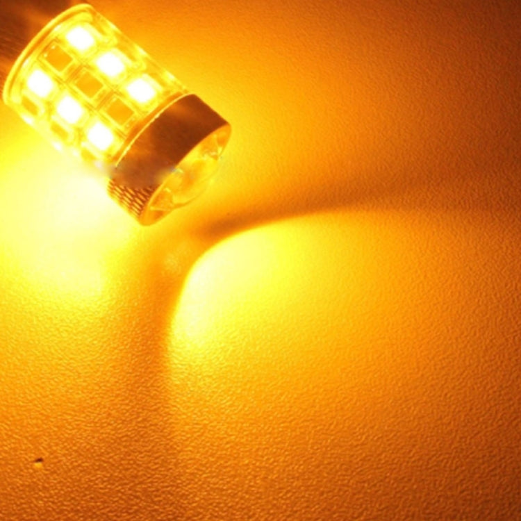 2 PCS T20/7440 10W 1000LM 6000K White + Yellow Light DRL&Turn Light with 20 SMD-5730-LED Lamps,DC 12-24V