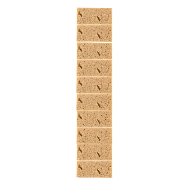 Car Care Wear-resistant Brown Soft Sponge Car Wash Cleaning Pad((Khaki)