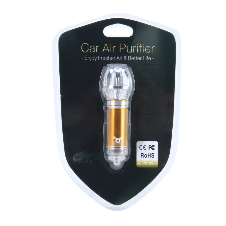 Car Cigarette Lighter Air Purifier Negative Lone Freshener Air Cleaner, Removes Pollen, Smoke, Bad Smell and Odors For Auto and Indoor