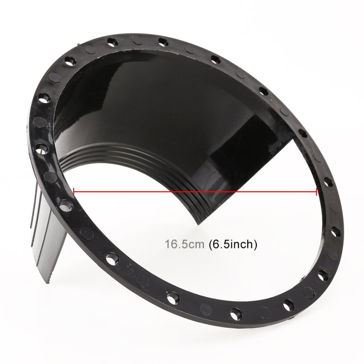 2 PCS 6.5 inch Car Auto Loudspeaker Plastic Waterproof Cover with Protective Cushion Pad, Inner Diameter: 14.5cm