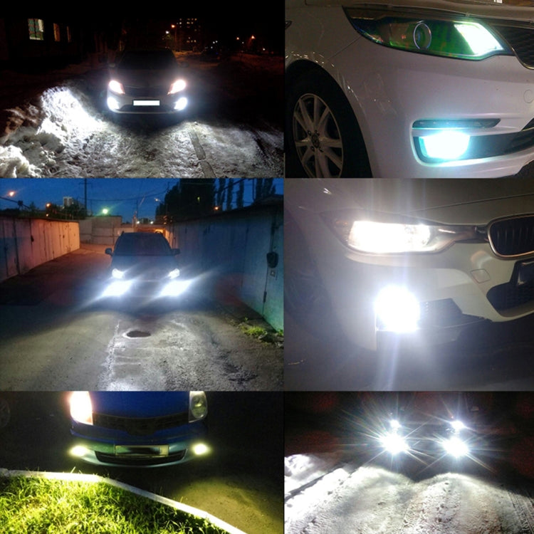 2 PCS H3 72W 1000LM 6000-6500K Super Bright Car Fog Light LED Bulbs, DC 12-24V
