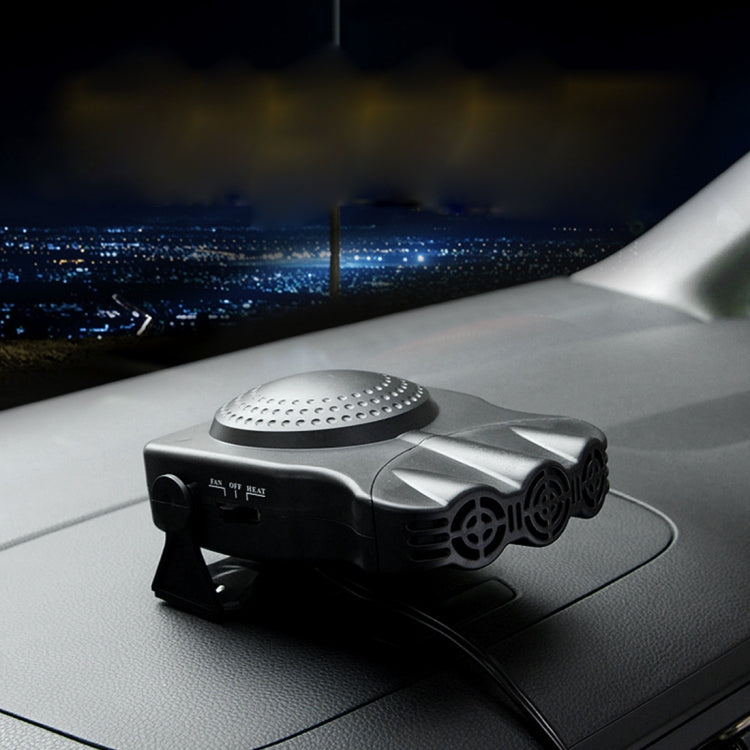DC 12V 150W Cold and Warm Dual Use Three Outlet Car Auto Electronic Heater Fan Windshield Defroster Demister