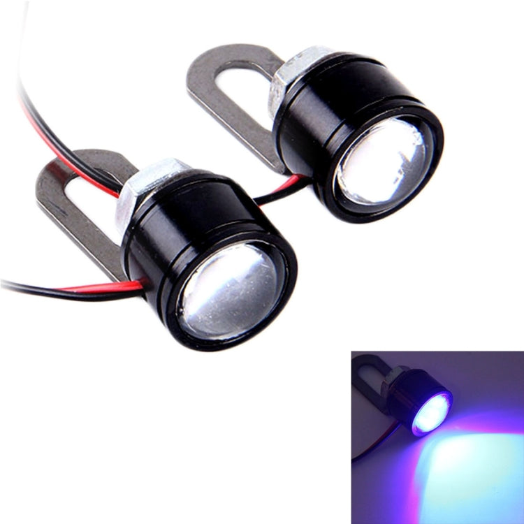 2 PCS 12V 3W Eagle Eyes LED Light For Motorcycle ,Wire Length: 45cm