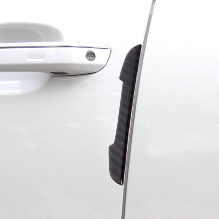 4 in 1 Carbon Fiber Car Auto Side Door Edge Guard Protection Trims Stickers