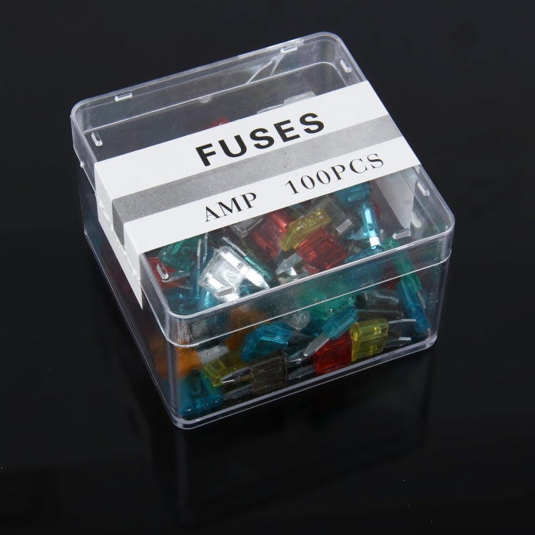 100 PCS 5Amp 7.5Amp 10Amp 15Amp 20Amp 25Amp 30Amp Add-a-circuit Fuse Tap Adapter Blade Fuse Holder(Medium Size)