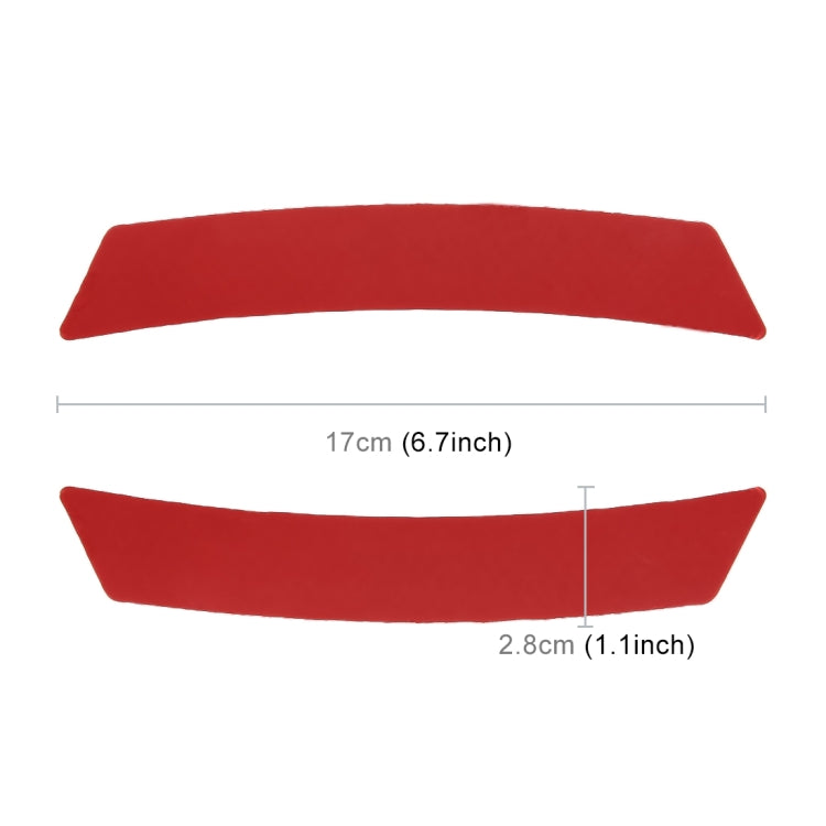 2 PCS Car-Styling Wheel Eyebrow Decorative Sticker Decorative Strip
