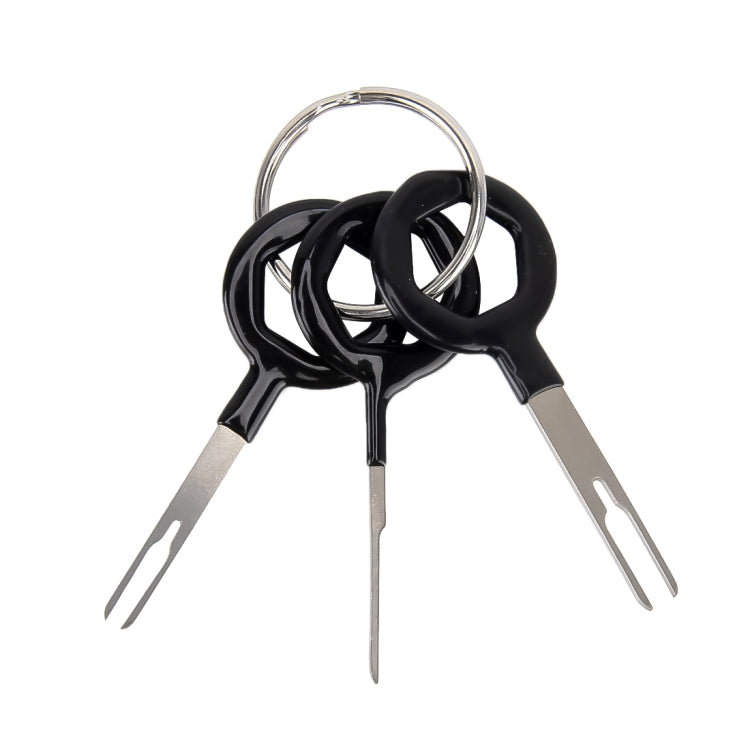 3 PCS Auto Car Rubberized Plug Circuit Board Wire Harness Terminal Extraction Pick Connector Crimp Pin Back Needle Remove Tool