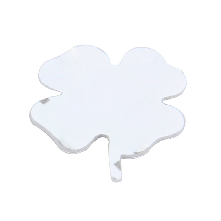 Four Leaf Clover Herb Luck Symbol Badge Emblem Labeling Sticker Styling Car Dashboard Decoration, Size: 4*3.3cm