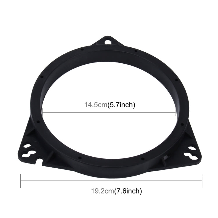 2 PCS Car Auto ABS Loudspeaker Base Protection Cover Holder Mat for Nissan and Toyota