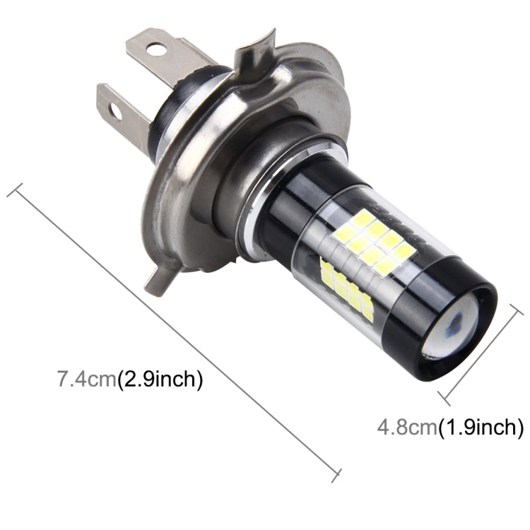 H4 7W 420LM 6000K Car Fog Lights with 42 SMD-3528 LED Lamps, DC 12V