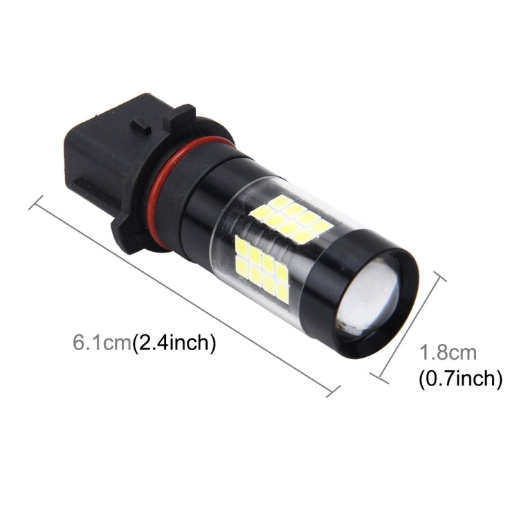 P13W 7W 420LM 6000K Car Fog Lights with 43 SMD-3528 LED Lamps, DC 12V