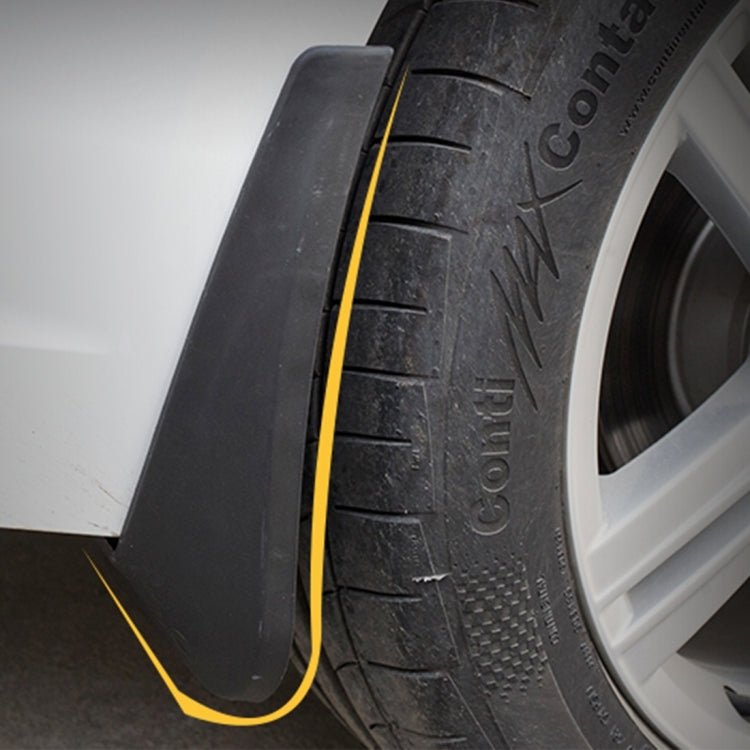 4 PCS Car Auto Semi-Rigid PVC Splash Flaps Mudguards Fender Guard for Honda City 2015-2020