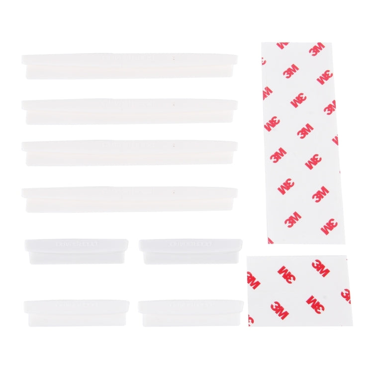 FR JG-031 8 PCS Rubber Car Side Door Edge Protection Guards Cover Trims Stickers