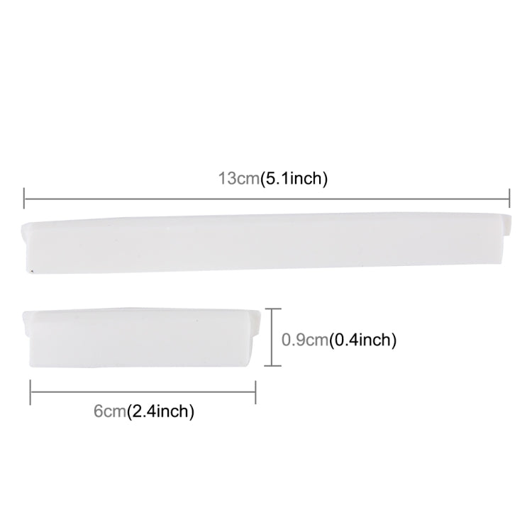 FR JG-031 8 PCS Rubber Car Side Door Edge Protection Guards Cover Trims Stickers