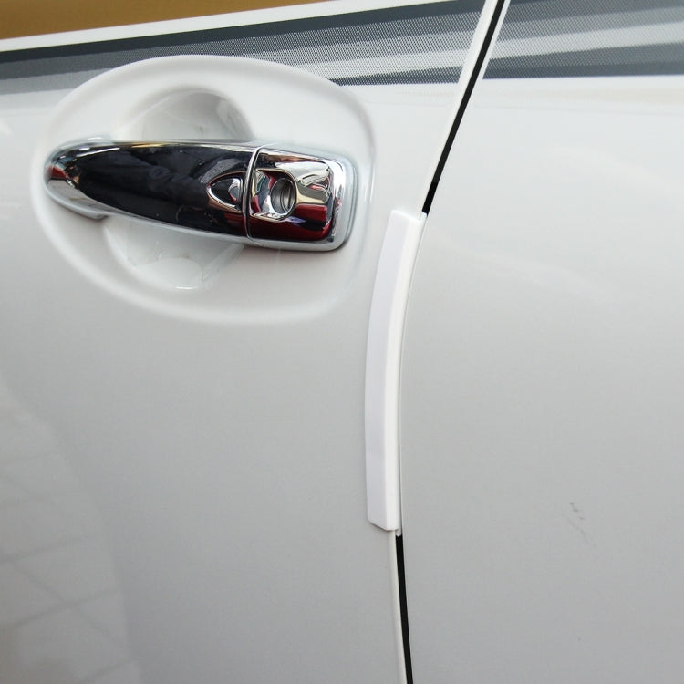 FR JG-031 8 PCS Rubber Car Side Door Edge Protection Guards Cover Trims Stickers