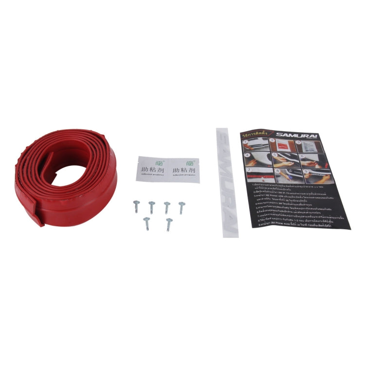 Universal 2.5m Car Front Bumper Lip Splitter Spoiler Skirt Adhesive Protector
