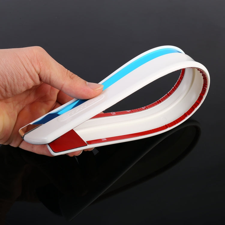 4 PCS Universal Car Auto Plastic Wrap Rubber Front Rear Body Bumper Guard Protector Strip Sticker