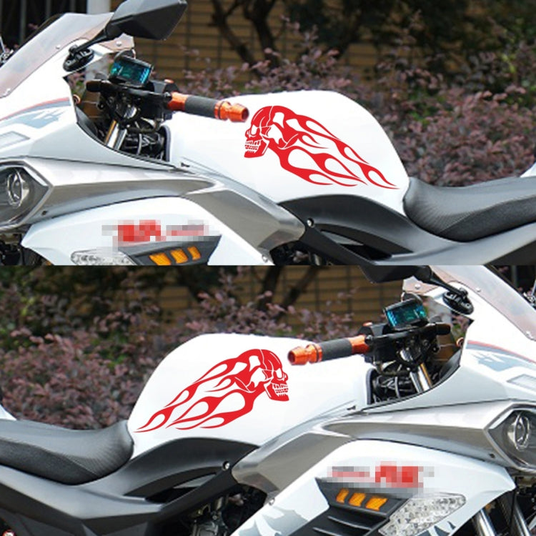 Motorcycle Styling Skull Head PVC Sticker Auto Decorative Sticker