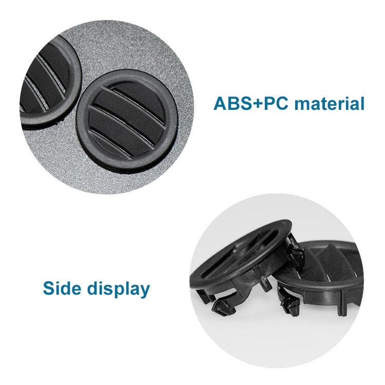 Car Right Side Dashboard Small Air Outlet Circular Air-conditioning Outlet for Mercedes-Benz C Class W204