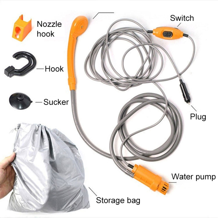 12V Portable Outdoor Universal Car Electric Shower Sprinkler Washer