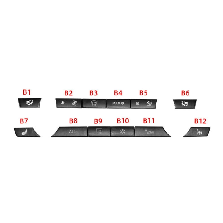 Car Air Conditioner Panel Switch Button 12-button 61319313923 for BMW F10 / F07 / F02