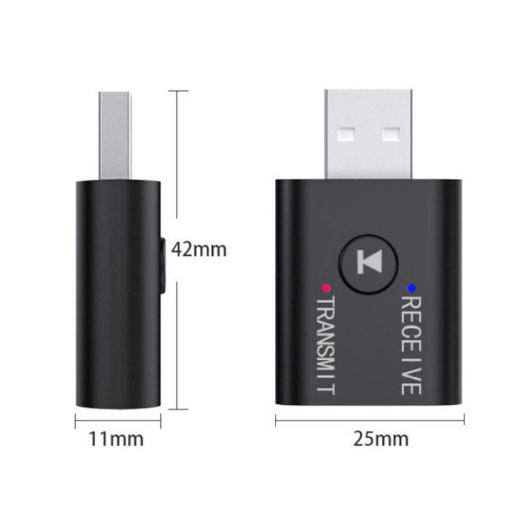 M188 Car Bluetooth Transmitter Receiver with Microphone Support Hands-free Call