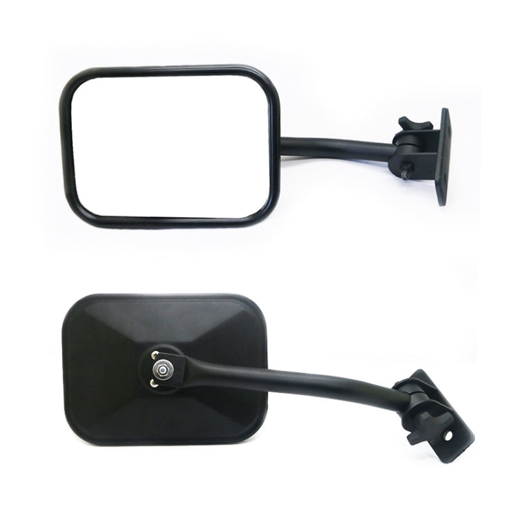 SF-JP-003 Pair Car Side Door Rearview Mirror Adjustable Shape Angle Lens Blind Spot Exterior Mirror for Jeep Wrangler