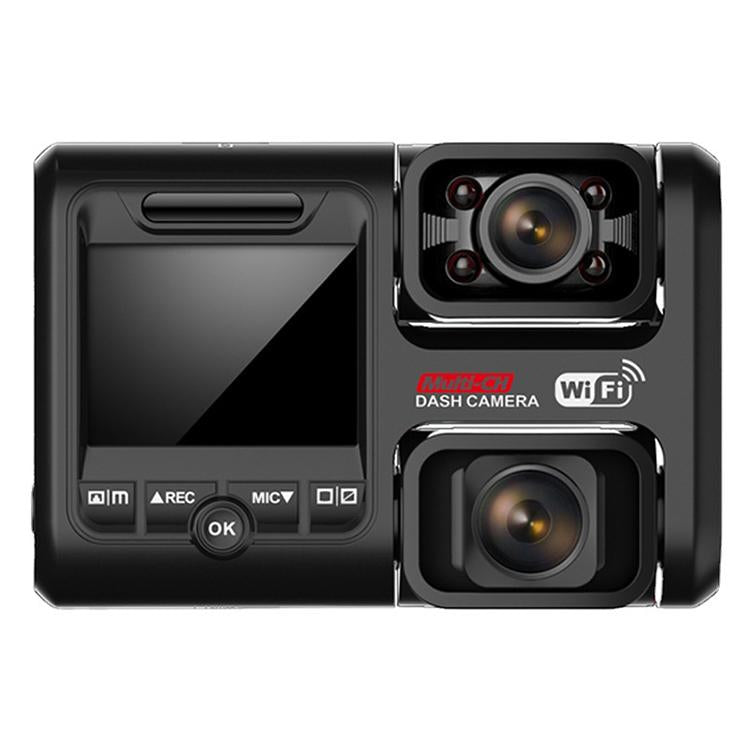 Z30 WiFi Dual-lens HD 2160P Non-light Night Vision 360-degree Panoramic Driving Recorder, GPS Version