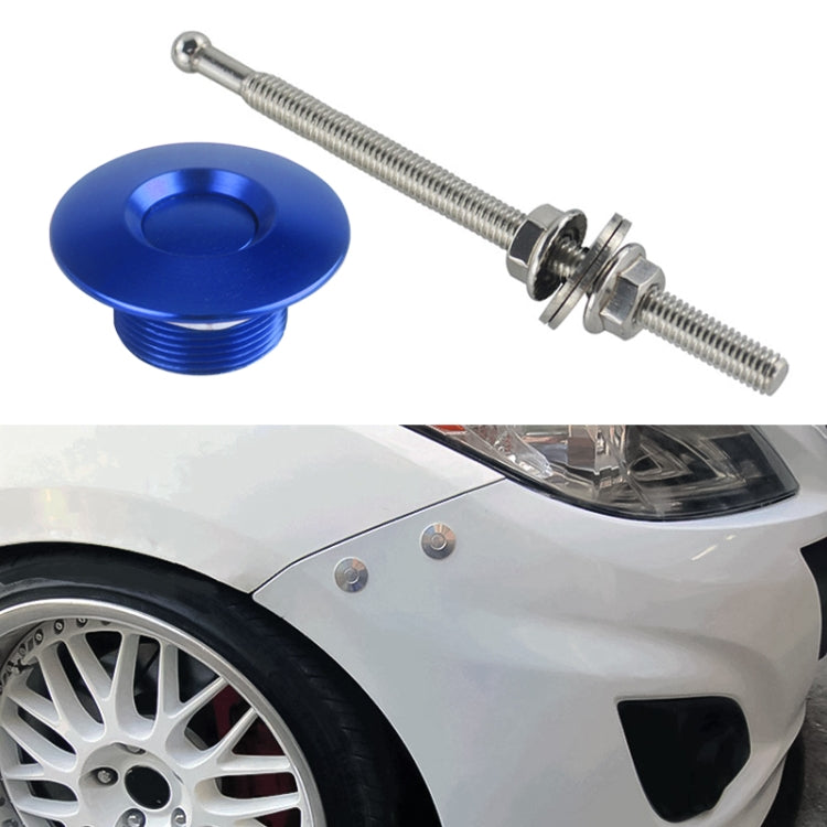 100mm Stainless Steel Quick-pins Push Button Billet Hood Pins Lock Clip Kit