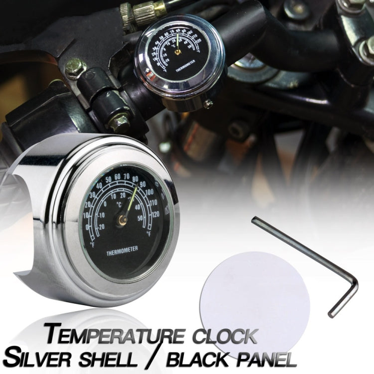 2 PCS Motorcycle 22-25mm Handlebar Thermometer